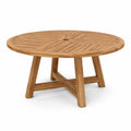 Runder Tisch aus Teakholz Ø 120 cm